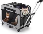 Dubbele Huisdierendrager met Wielen | Retour Deal | 30% K..., Animaux & Accessoires, Verzenden