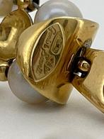 Armband - 18 karaat Geel goud Parel, Handtassen en Accessoires, Nieuw