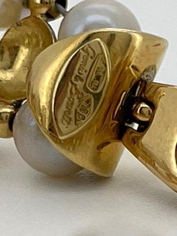 Armband - 18 karaat Geel goud Parel beschikbaar voor biedingen