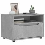 vidaXL Tv-meubel VISNES 60x40x38 cm bewerkt hout betongrijs, Huis en Inrichting, Kasten |Televisiemeubels, Verzenden, Nieuw