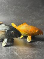 Decorative Ceramic Koi Fish Pair – Black and Gold, Japan,