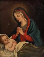 Scuola Lombarda (XVIII) - Madonna con Gesù Bambino, Antiek en Kunst