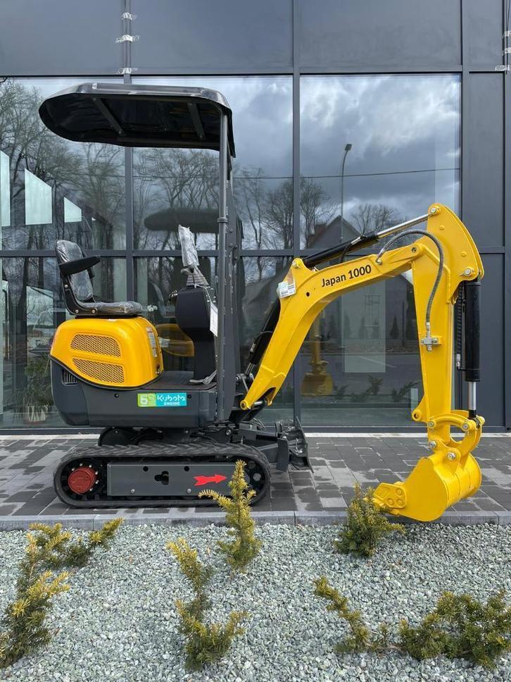 minigraafmachine graafmachine GG JAPAN 1000 3 cilinder kubot, Zakelijke goederen, Machines en Bouw | Kranen en Graafmachines, Graafmachine