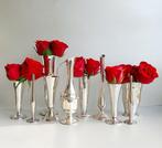 Keltum, posthoorn, - Vase (10) - Plaqué(e) argent - Vase à, Antiek en Kunst