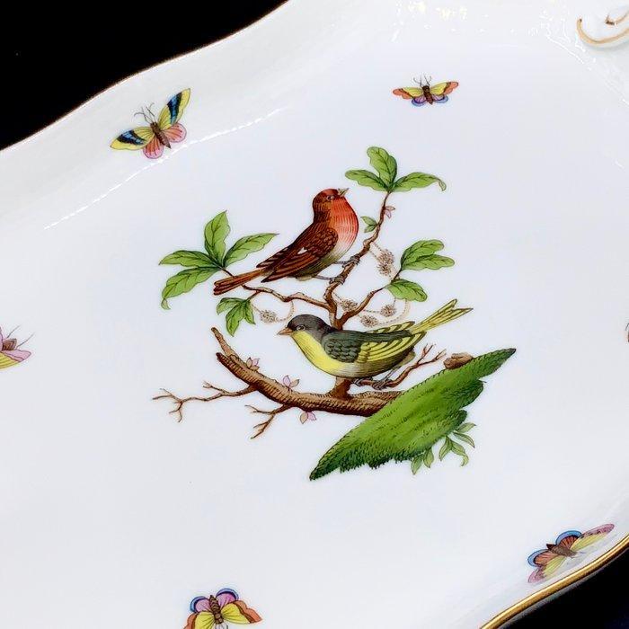 Herend - Tray with Handles (27,5 cm) - Rothschild Bird -, Antiek en Kunst, Antiek | Meubels | Tafels