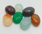 54 cts - 7 Onyx naturel Cabochon- 10.8 g