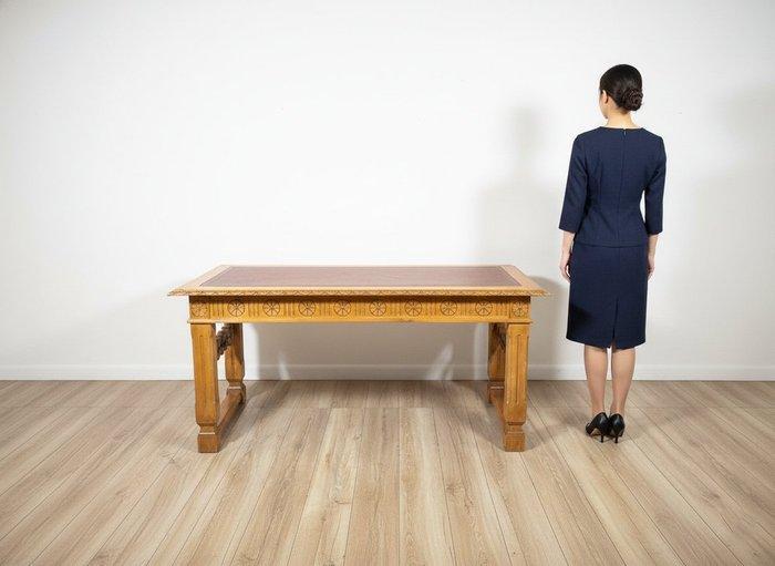 Bureau - imitatieleer - Antica Scrivania Italiana, Antiek en Kunst, Antiek | Overige Antiek