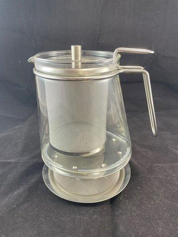 Tassilo von Grolman - Theepot - Ellips - Glas roestvrij