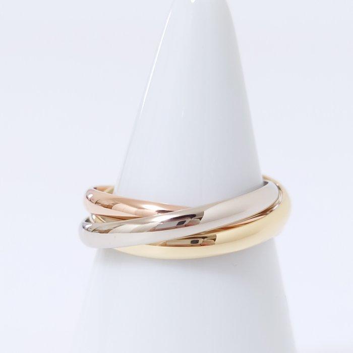 Cartier - Ring - Trinity - 18 karaat Witgoud, Geel goud,, Handtassen en Accessoires, Ringen