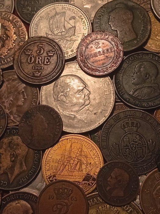 Wereld. WorldCoins. Large lot of World Coins,Bronze et, Postzegels en Munten, Munten | Europa | Niet-Euromunten