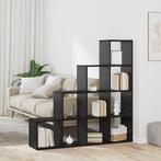 vidaXL Roomdivider Boekenkast Zwart eiken 131,5 x 29 x 131,5, Huis en Inrichting, Verzenden, Nieuw