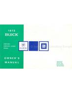 1973 BUICK CENTURY | CENTURY LUXUS | REGAL INSTRUCTIEBOEKJE