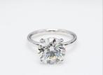 Zonder Minimumprijs - Ring - 18 karaat Witgoud -  6.10ct., Bijoux, Sacs & Beauté, Bagues