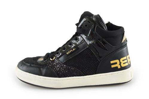 Replay Hoge sneakers in maat 33 Zwart | 5% extra korting, Kinderen en Baby's, Kinderkleding | Schoenen en Sokken, Jongen of Meisje