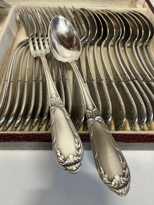 Orbrille - Bestekset voor 12 personen (25) - Verzilverd,, Antiek en Kunst, Curiosa en Brocante