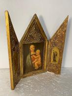 Triptyque - Bois - 1940-1950 - Marie rencontre