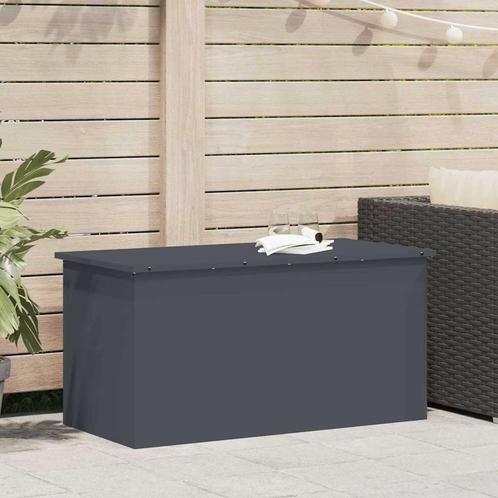 vidaXL Buitopslagdoos Antraciet 100 x 50.5 x 50 cm, Doe-het-zelf en Bouw, Kratten en Dozen, Nieuw, Verzenden