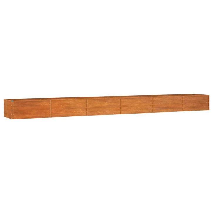 Verhoogde Plantenbak Cortenstaal - Tweede kansje voor bal..., Tuin en Terras, Bloembakken en Plantenbakken, 30 tot 60 cm, 100 cm of meer