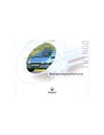 2000 RENAULT TWINGO INSTRUCTIEBOEKJE DUITS, Autos : Divers, Modes d'emploi & Notices d'utilisation, Ophalen of Verzenden