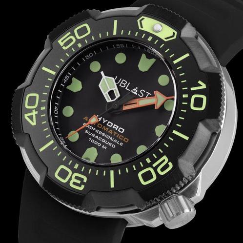 Ublast - Hydro - REF.UBHDR46BKGN - Automatic - Sub 100 ATM -, Handtassen en Accessoires, Horloges | Heren