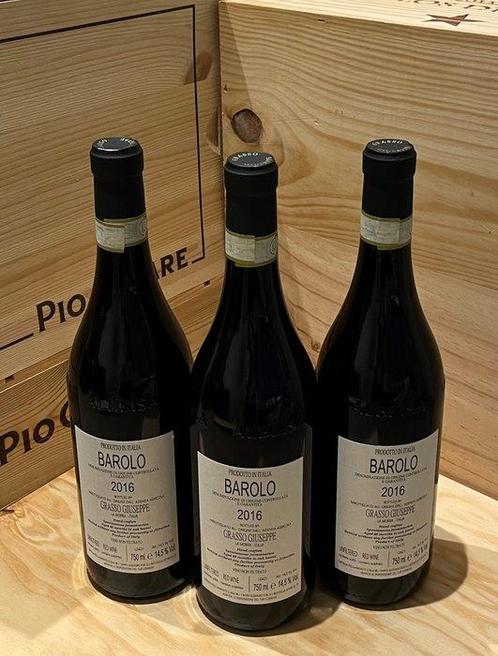 2016 Cascina del Monastero - Barolo DOCG - 3 Flessen (0.75, Verzamelen, Wijnen