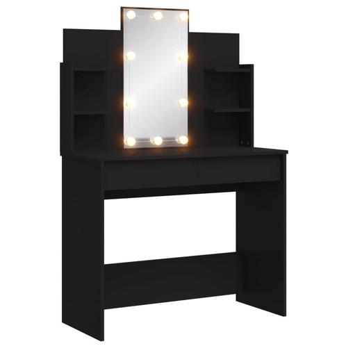 Kaptafel met LED-verlichting 96x40x142 cm zwart, Autos : Divers, Outils de voiture, Envoi