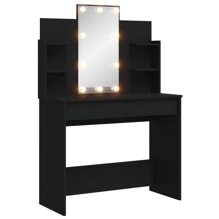 Make up tafel , Kaptafel met LED-verlichting 96x40x142 cm, Auto diversen, Autogereedschap, Verzenden