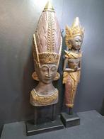 Grote Balische houtsnijwerken - Statue - Indonésie (Sans, Antiek en Kunst