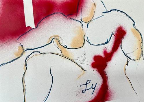 Leonard Mars - Eros.5 - NO RESERVE, Antiek en Kunst, Kunst | Schilderijen | Modern