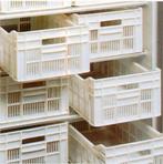 Kit bestaande uit 7 bakken van polyethyleen 500x300xh175 mm, Verzenden