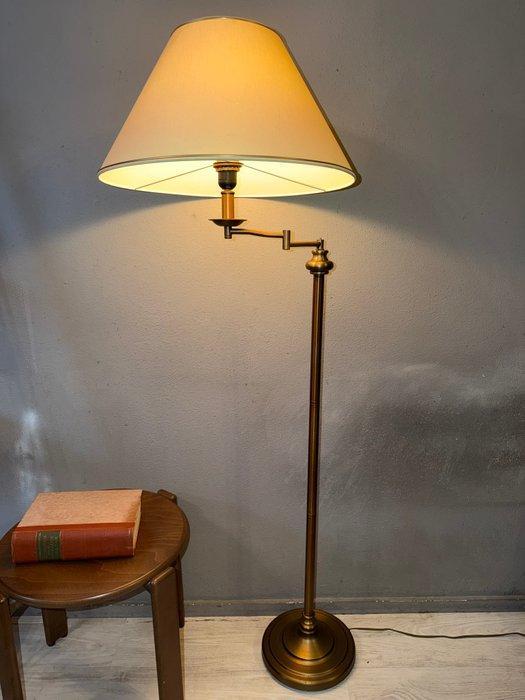 Kullman Lampen - Staande lamp - Messing, Textiel - Een, Antiquités & Art, Curiosités & Brocante