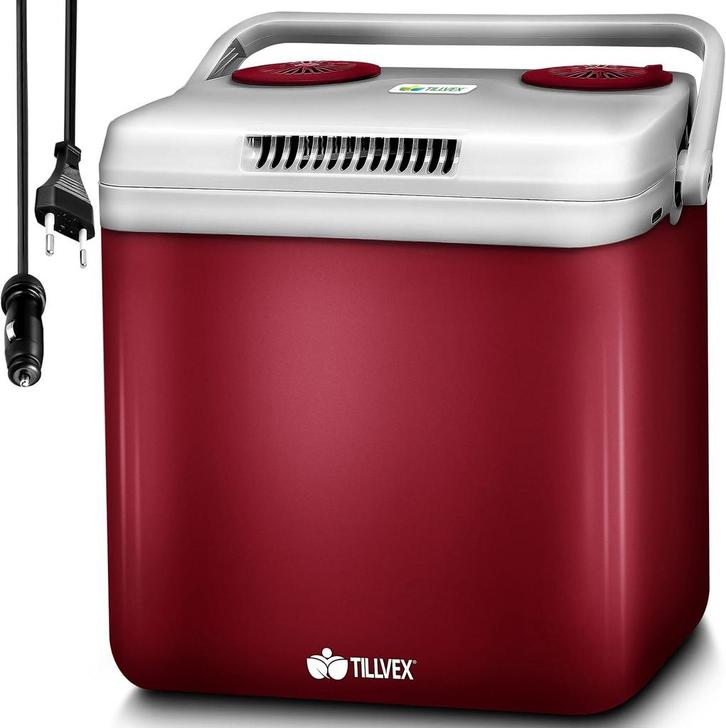 tillvex Koelbox, elektrisch, 32 liter, mini-koelkast 230 V e, Huis en Inrichting, Woonaccessoires | Overige, Verzenden