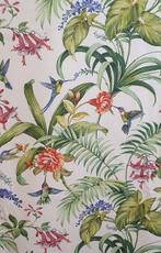 300x280cm! Exclusieve Art Nouveau-stof met Colibri - Floraal