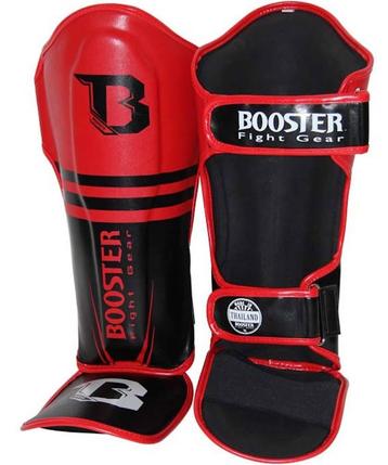 Booster Kickboks Scheenbeschermers Pro Siam 1 Zwart Rood, Verzenden