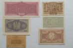 Italië. - 6 banconote Lire - Regno e Prima Repubblica