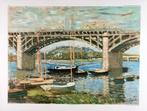 Claude Monet - (after) - Seine bridge Argenteuil, 1874 -, Antiek en Kunst