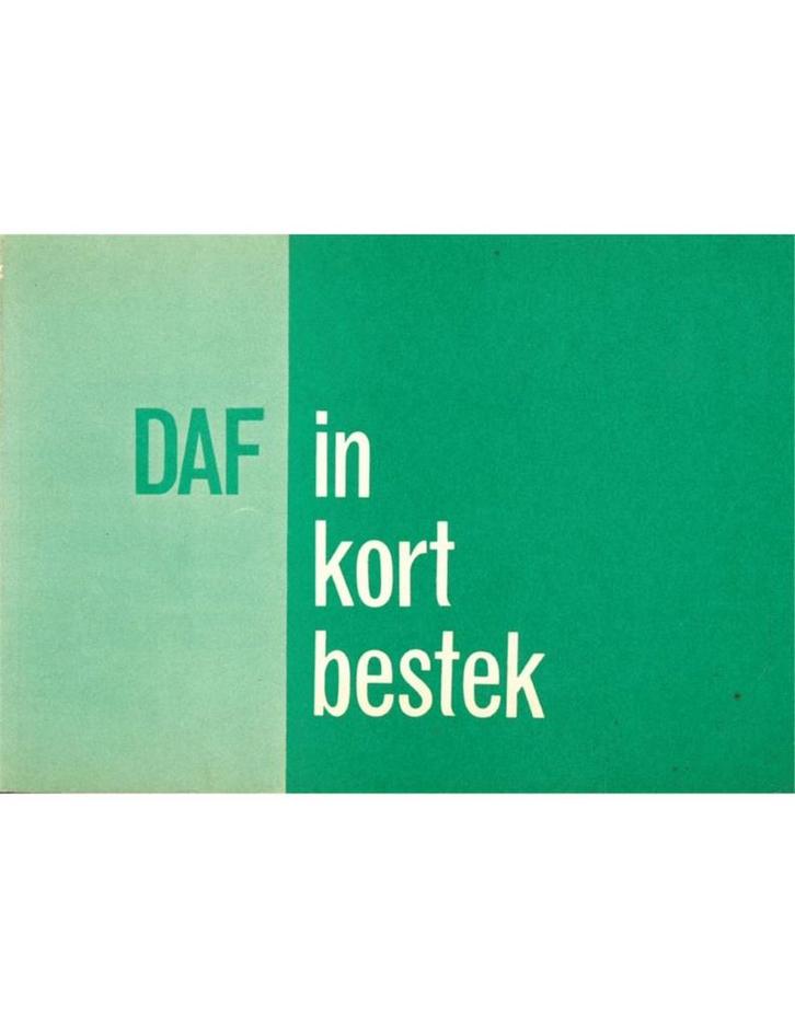 DAF IN KORT BESTEK, Boeken, Auto's | Boeken