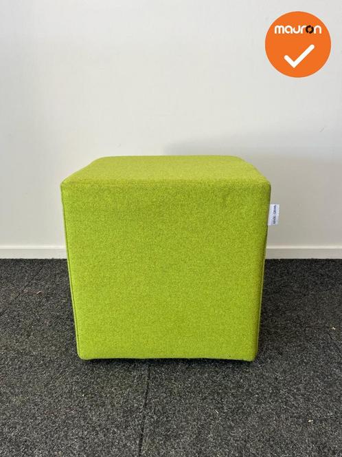 Rohde & Grahl - Poef - met wielen - 47.5x45x45cm - Licht gro, Zakelijke goederen, Kantoor en Winkelinrichting | Kantoormeubilair en Inrichting