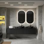 Badkamermeubelset BWS Linea | 180 cm | Mat Zwart, Doe-het-zelf en Bouw, Ophalen of Verzenden, Nieuw, Bad