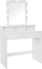 Kaptafel - make up tafel - met spiegel en lampen - met 2, Verzenden, Nieuw