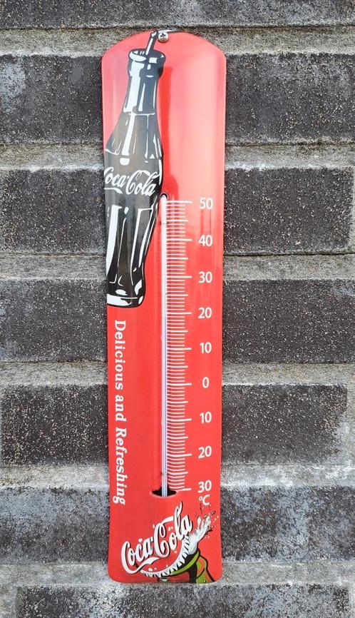 Emaille thermometer Coca Cola, Verzamelen, Merken en Reclamevoorwerpen, Verzenden