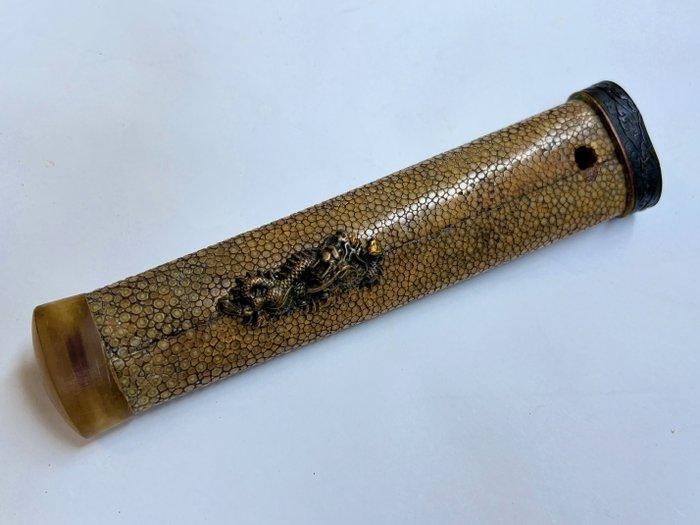 Teken  shi shi leeuw, drakenmotief tsuka - Japan, Antiquités & Art, Antiquités | Autres Antiquités