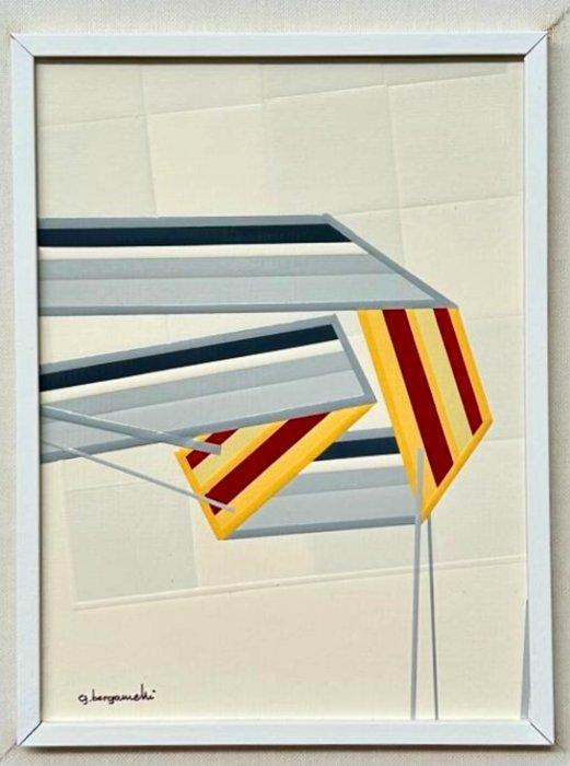 Gianni Bergamelli (1930) - Spirale di tempo, Antiek en Kunst, Kunst | Schilderijen | Klassiek
