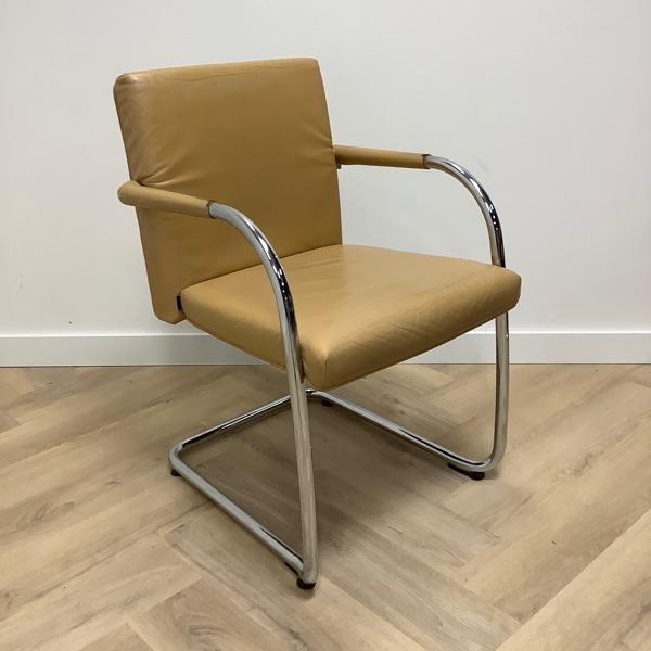 Tweedehands Design Vitra Visasoft vergaderstoelen, bruin, Huis en Inrichting, Stoelen, Gebruikt, Eén