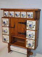 Kast - Hout - Hollandse kruidenrek, Antiek en Kunst, Curiosa en Brocante