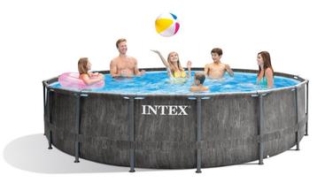 NIEUW - Greywood zwembad Ø 457 x 122 cm, Tuin en Terras, Verzenden, Nieuw