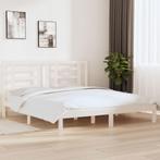 vidaXL Bedframe massief hout wit 180x200 cm, Huis en Inrichting, Slaapkamer | Bedden, Verzenden, Nieuw