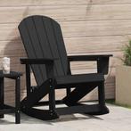 vidaXL Adirondack Schommelstoel - Zwart - 73.5 x 92 x 90 cm, Tuin en Terras, Verzenden, Nieuw