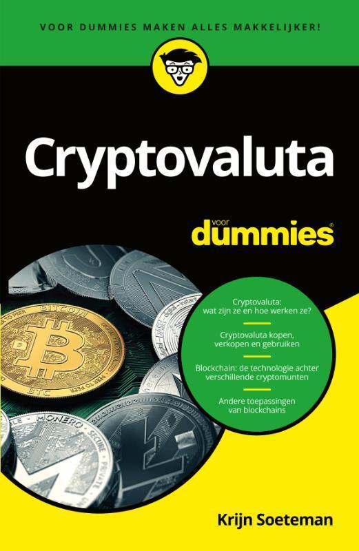Cryptovaluta voor dummies 9789045355801 Krijn Soeteman, Boeken, Informatica en Computer, Zo goed als nieuw, Verzenden