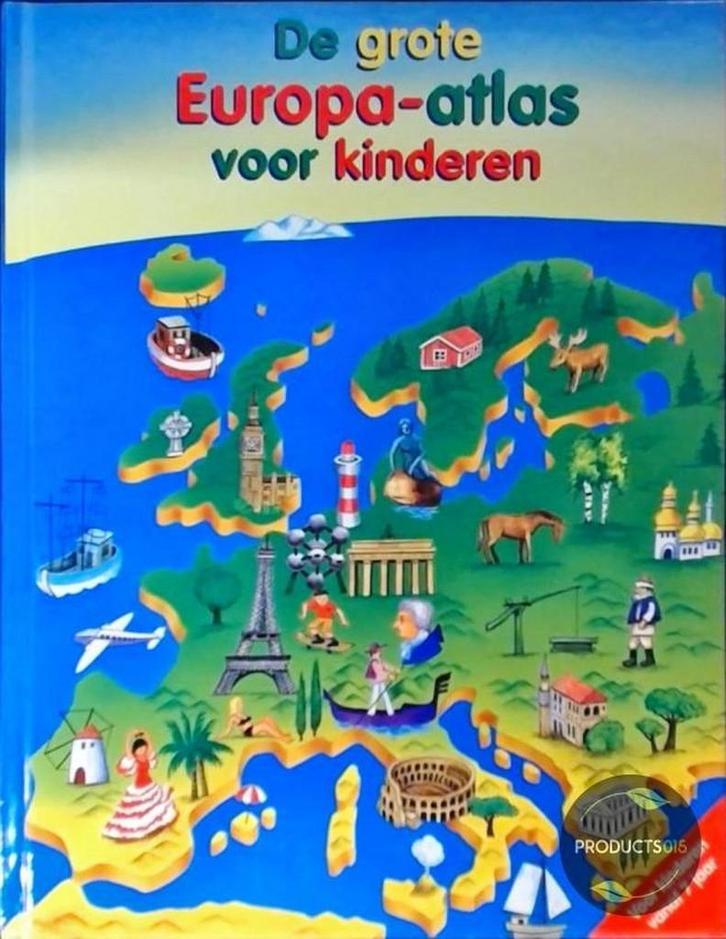 De Grote Europa-Atlas Voor Kinderen 9789052951867, Boeken, Kinderboeken | Kleuters, Gelezen, Verzenden